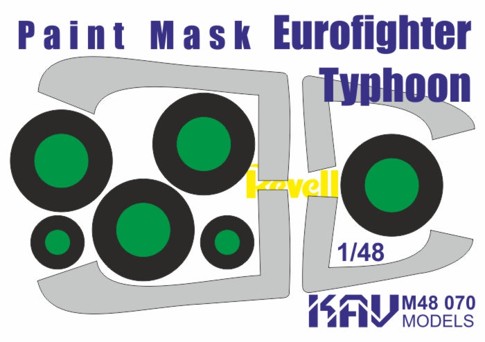 Paint mask for Eurofighter Typhoon (Revell)