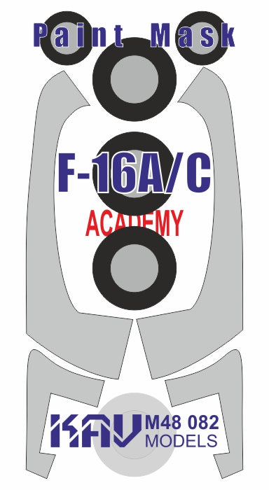 Paint mask for F-16A/C (Academy)