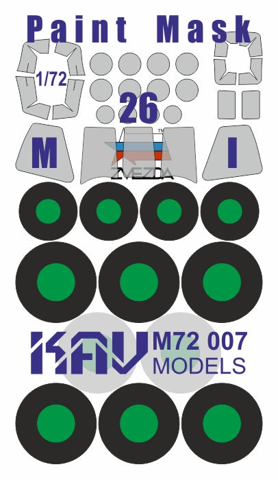 1/72 Paint mask for the Mi-26 (Zvezda)