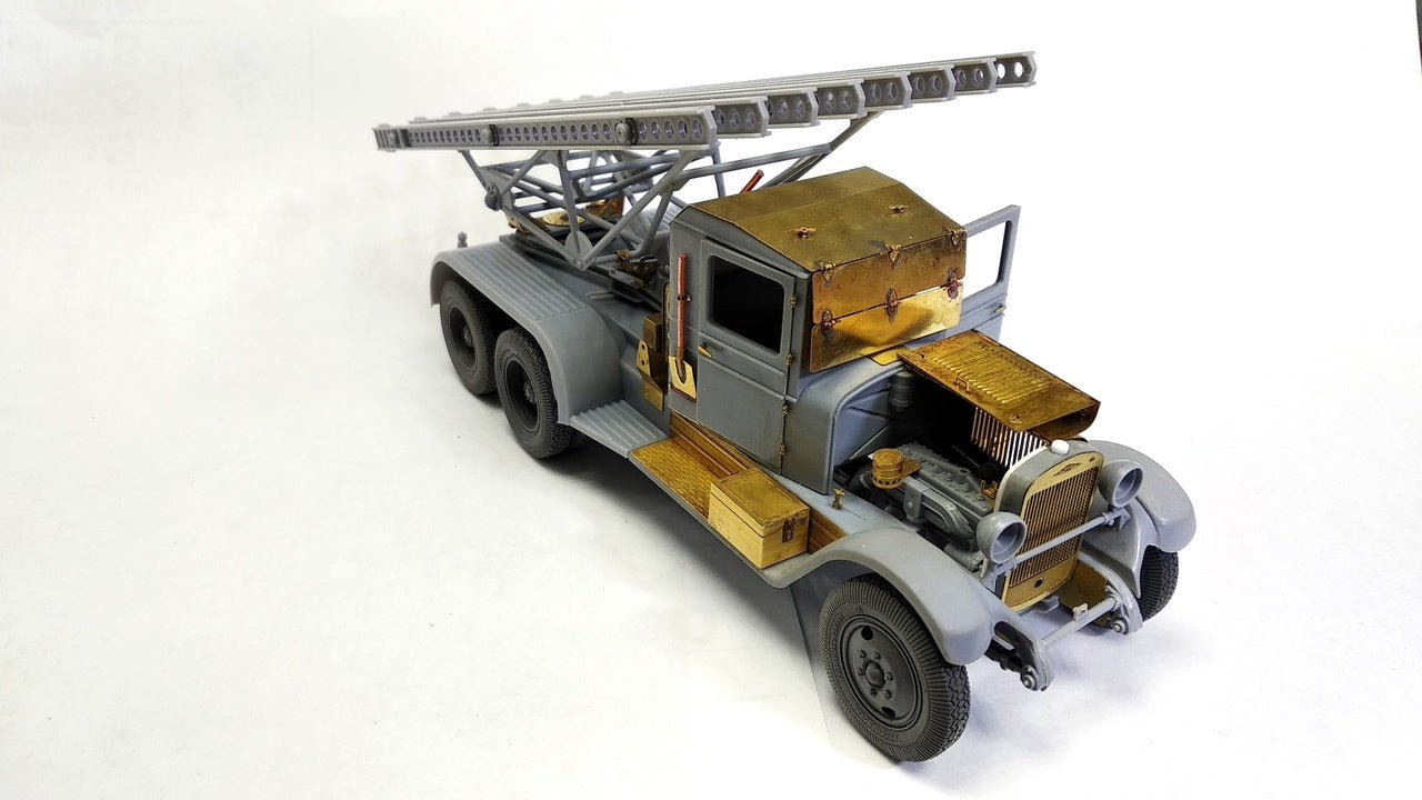 MD035603 Microdesign BM - 13 on ZiS - 6 Platform & Launcher Photo - Etch Set 1/35 - imodeller.store