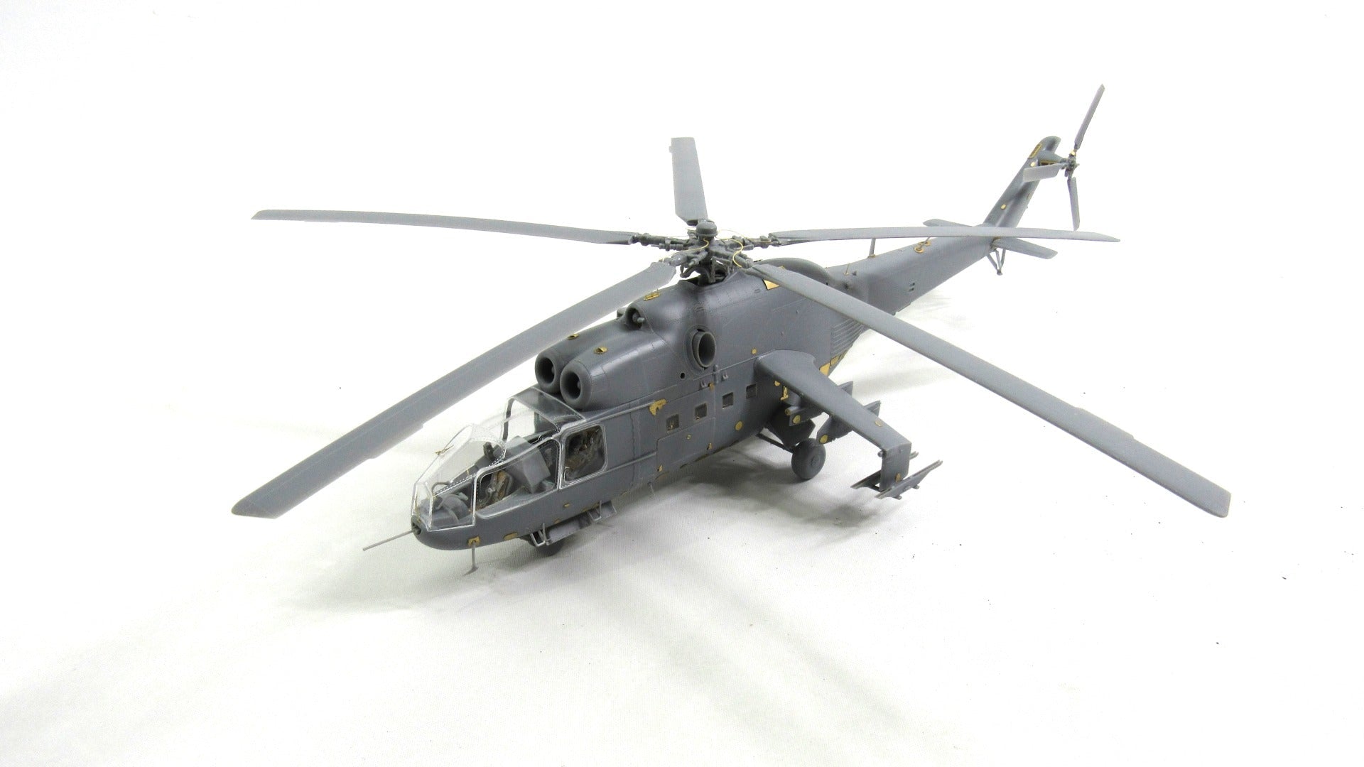 MD048069 Microdesign Mi - 24A Exterior Photo - Etch Set 1/48 for Trumpeter - imodeller.store