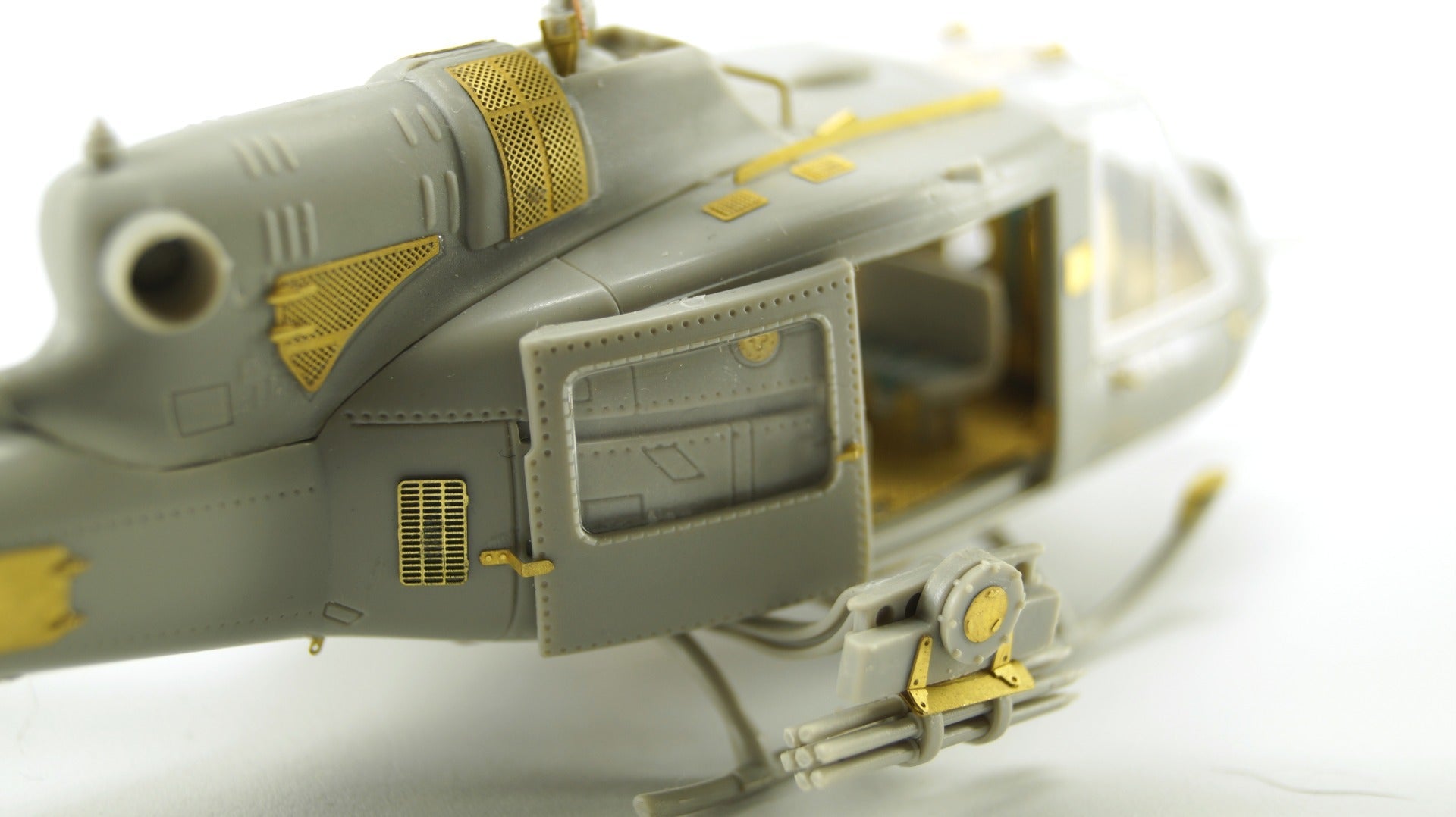 MD072063 Microdesign UH - 1F Huey 1/72 Photo - Etch Set for Hobby Boss - imodeller.store