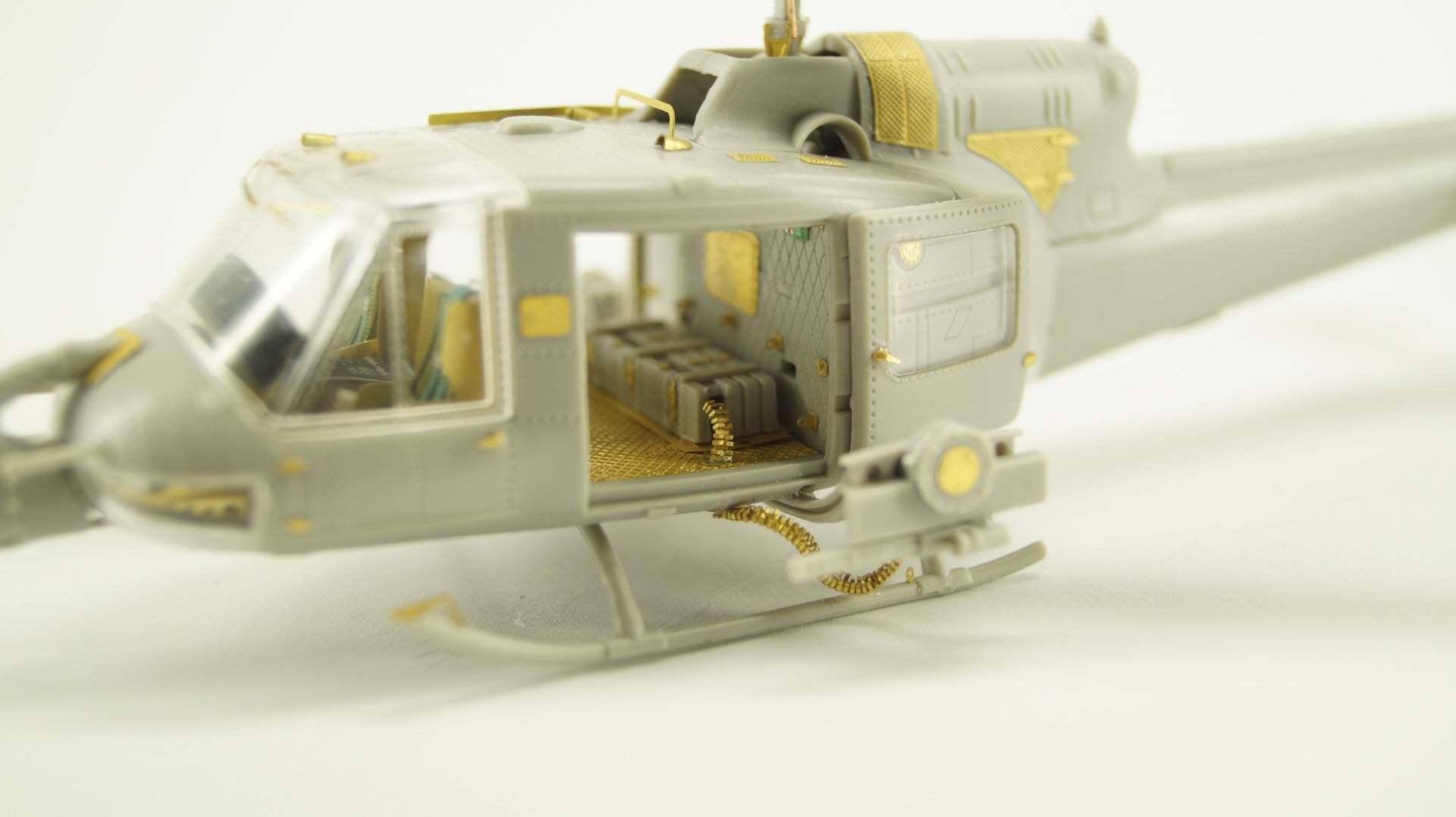 MD072063 Microdesign UH - 1F Huey 1/72 Photo - Etch Set for Hobby Boss - imodeller.store