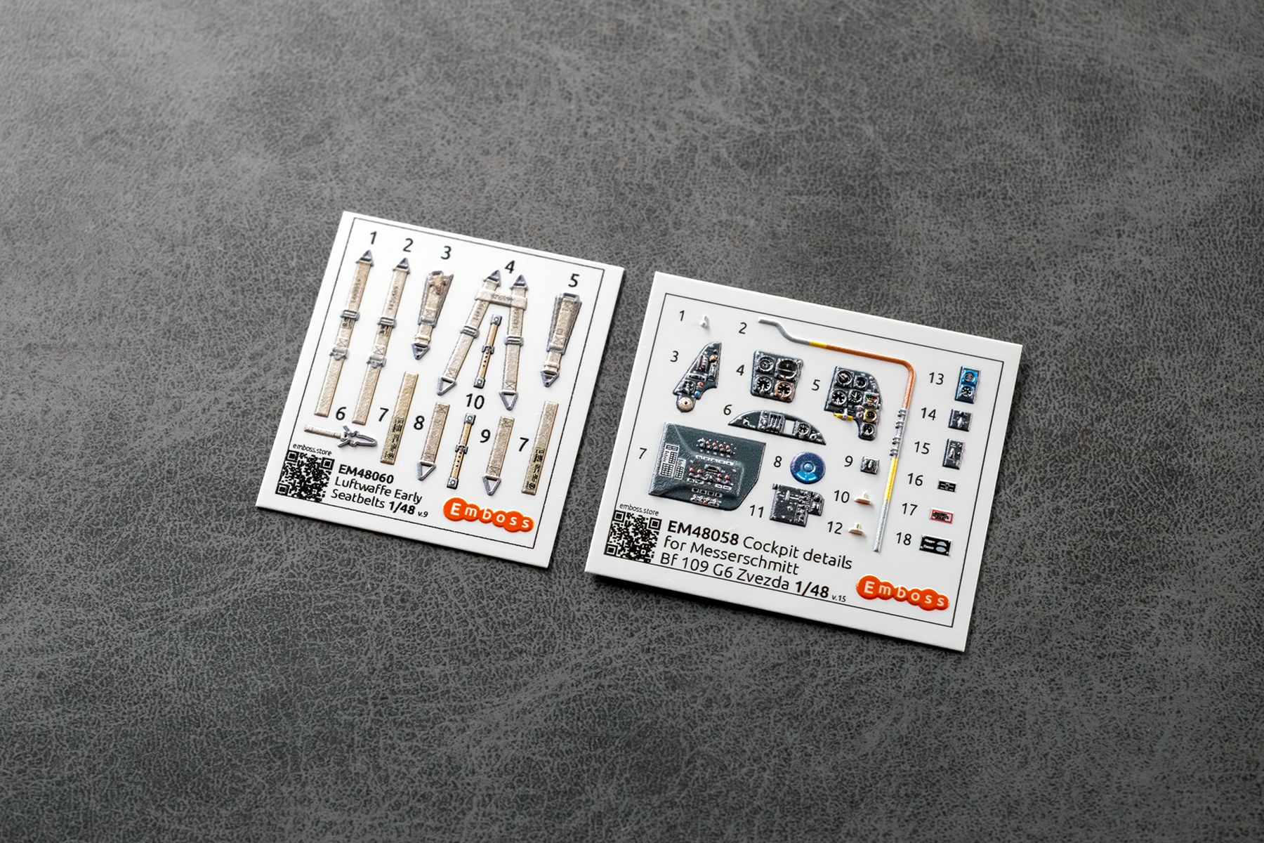 Messerschmitt Bf 109 G - 6 Cockpit details for Zvezda 1/48 (3D decal) - imodeller.store