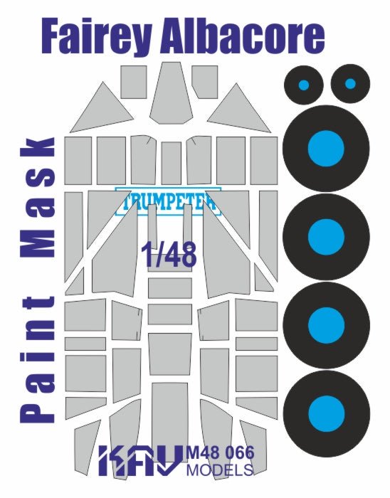 Paint mask for Fairey Albacore (Trumpeter) - imodeller.store