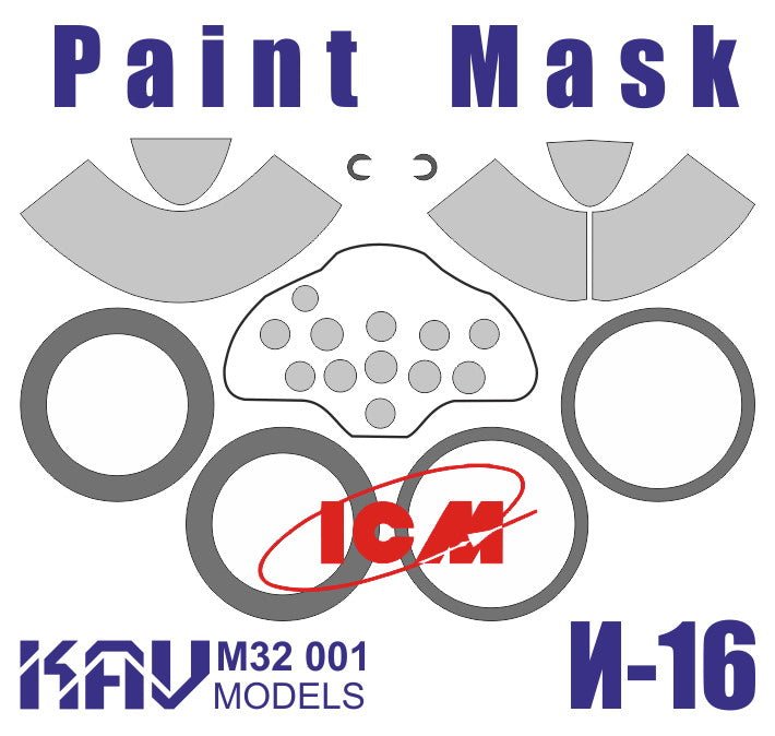 Paint Mask for I - 16 Type 24 (ICM) - imodeller.store