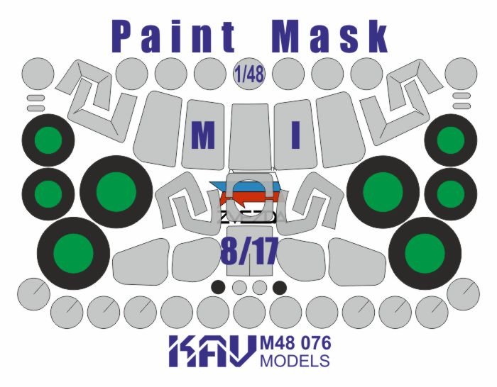 Paint mask for Mi - 8/Mi - 17 'Hip' (Zvezda) - imodeller.store
