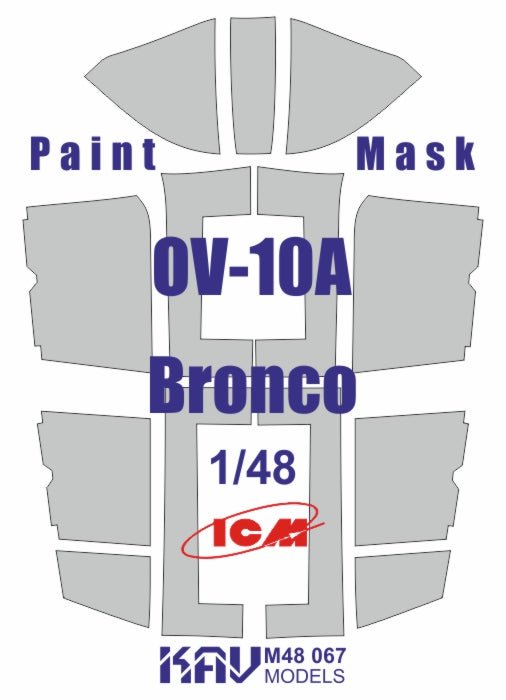 Paint mask for OV - 10A Bronco (ICM) - imodeller.store
