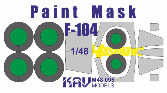 Painting mask for F - 104 (Hasegawa) - imodeller.store