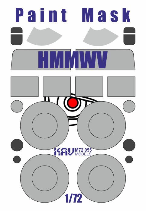 Painting mask for HMMWV (T - Model) - imodeller.store