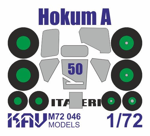 Painting mask for Hokum A (Italeri / Modelist) - imodeller.store