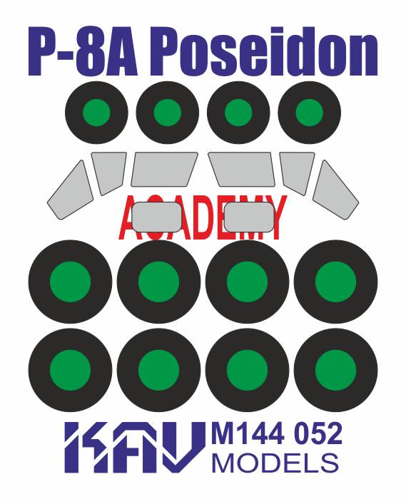 Painting mask for P - 8A Poseidon (Academy/Minicraft) - imodeller.store
