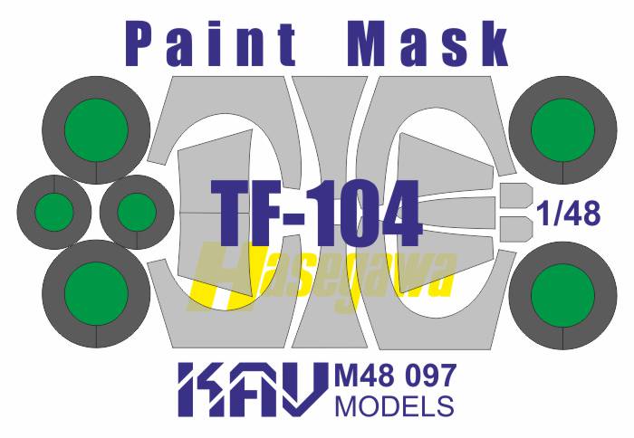 Painting mask for TF - 104 (Hasegawa) - imodeller.store