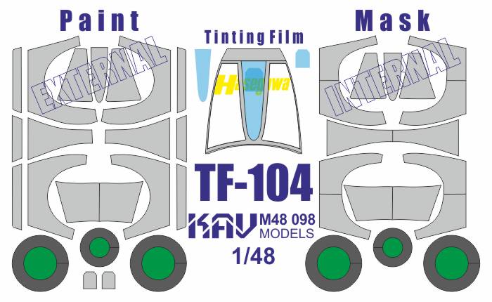 Painting mask for TF - 104 Profi (Hasegawa) - imodeller.store