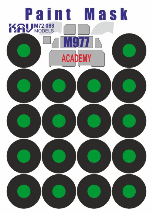 Painting mask for the M977 (Academy) - imodeller.store