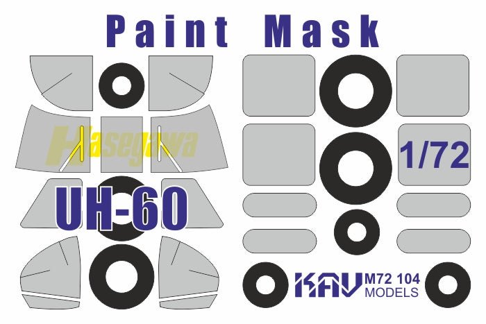 Painting mask for UH - 60/HH - 60 (Hasegawa) - imodeller.store