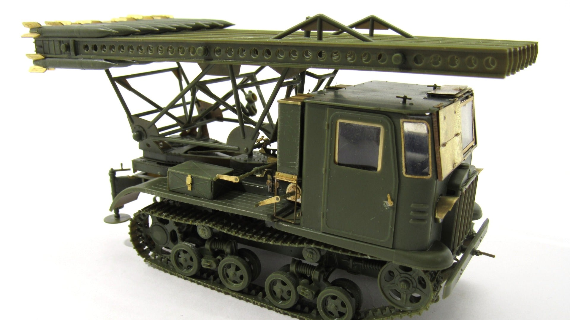 Photo - etched detail for Russian rocket launcher STZ - 5 with BM - 13 'Katyusha' (Zvezda) - imodeller.store