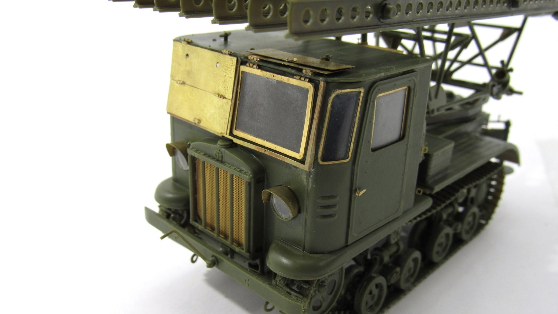 Photo - etched detail for Russian rocket launcher STZ - 5 with BM - 13 'Katyusha' (Zvezda) - imodeller.store