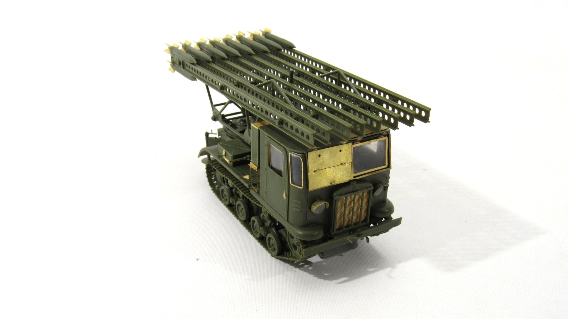 Photo - etched detail for Russian rocket launcher STZ - 5 with BM - 13 'Katyusha' (Zvezda) - imodeller.store