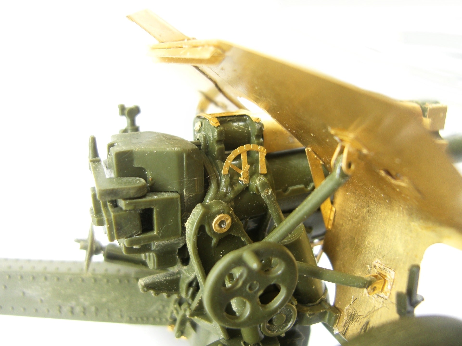 Photo - etched detail set for 122 mm divisional howitzer M - 30 (Zvezda) - imodeller.store