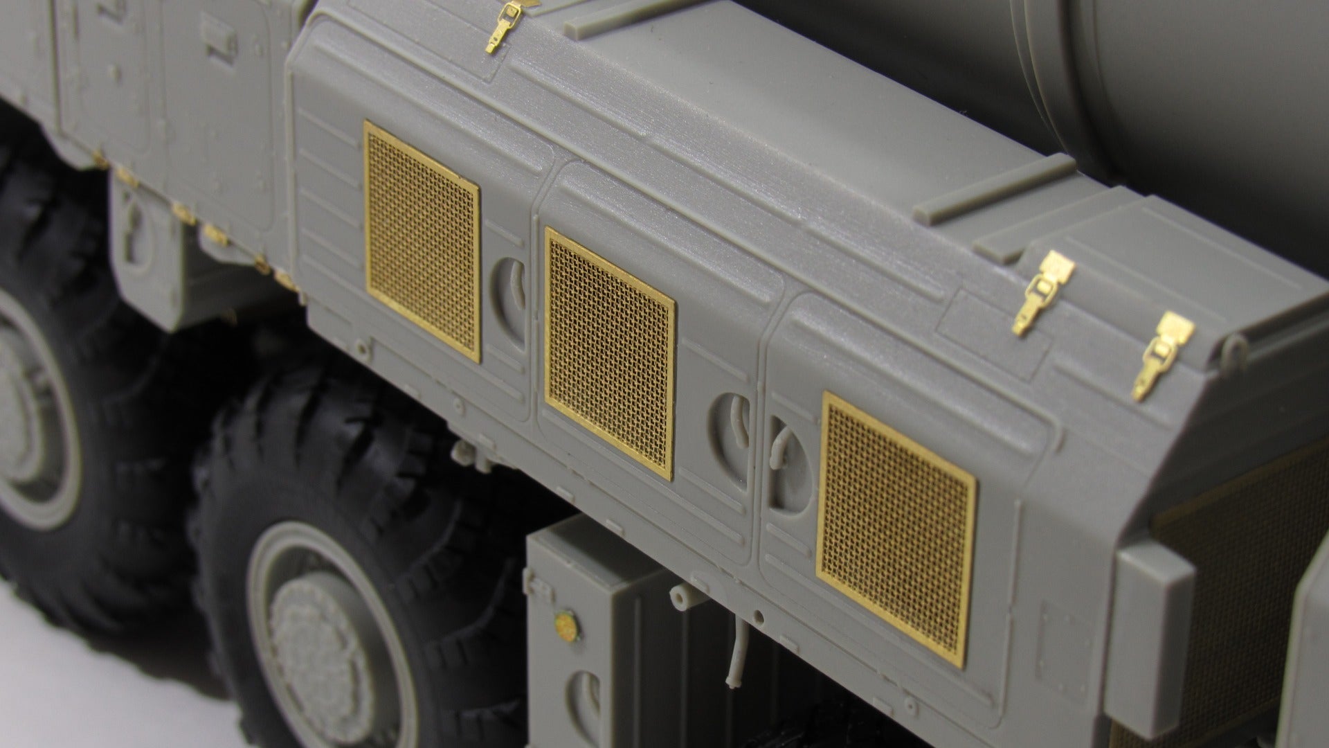 Photo - etched detail set for Ballistic missile launcher 2U175M "Topol - M" (Trumpeter) - imodeller.store