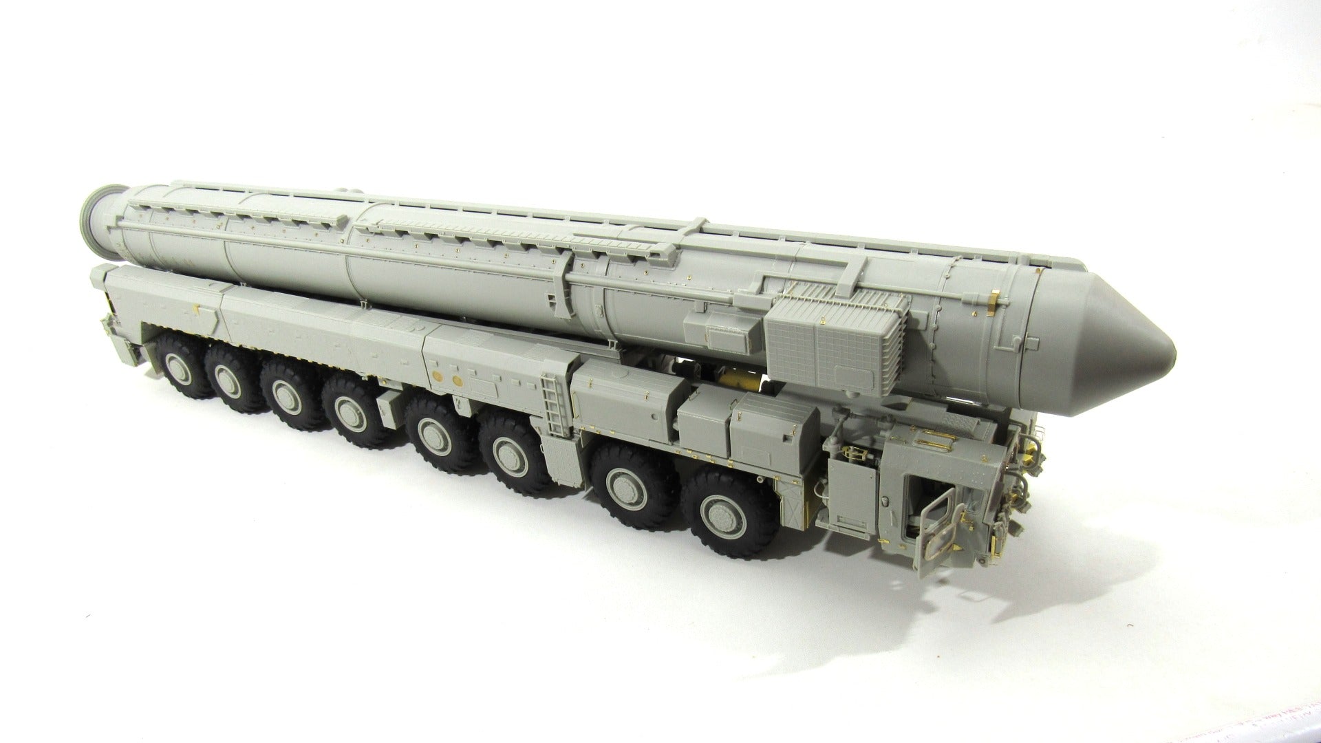 Photo - etched detail set for Ballistic missile launcher 2U175M "Topol - M" (Trumpeter) - imodeller.store