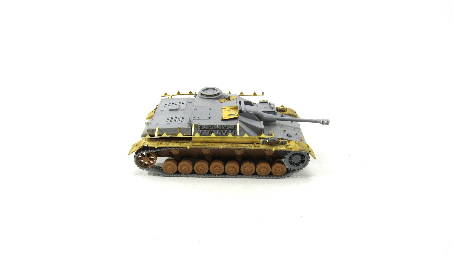 photo - etched detail set for German tank Sturmgeschütz IV (stug - IV) fenders (Zvezda) - imodeller.store