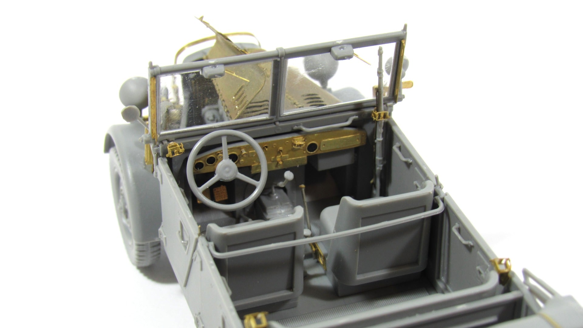 Photo - etched detail set for Le.gl.Pkw Kfz.1 German Staff Car (ICM) - imodeller.store