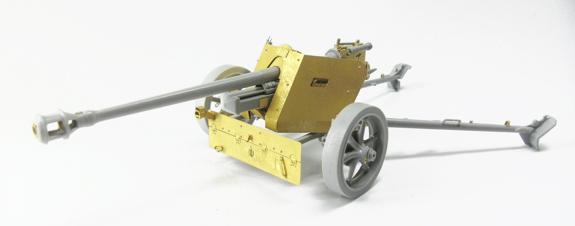 Photo - etched detail set for Russian anti - tank gun Pak - 40 (Zvezda) - imodeller.store