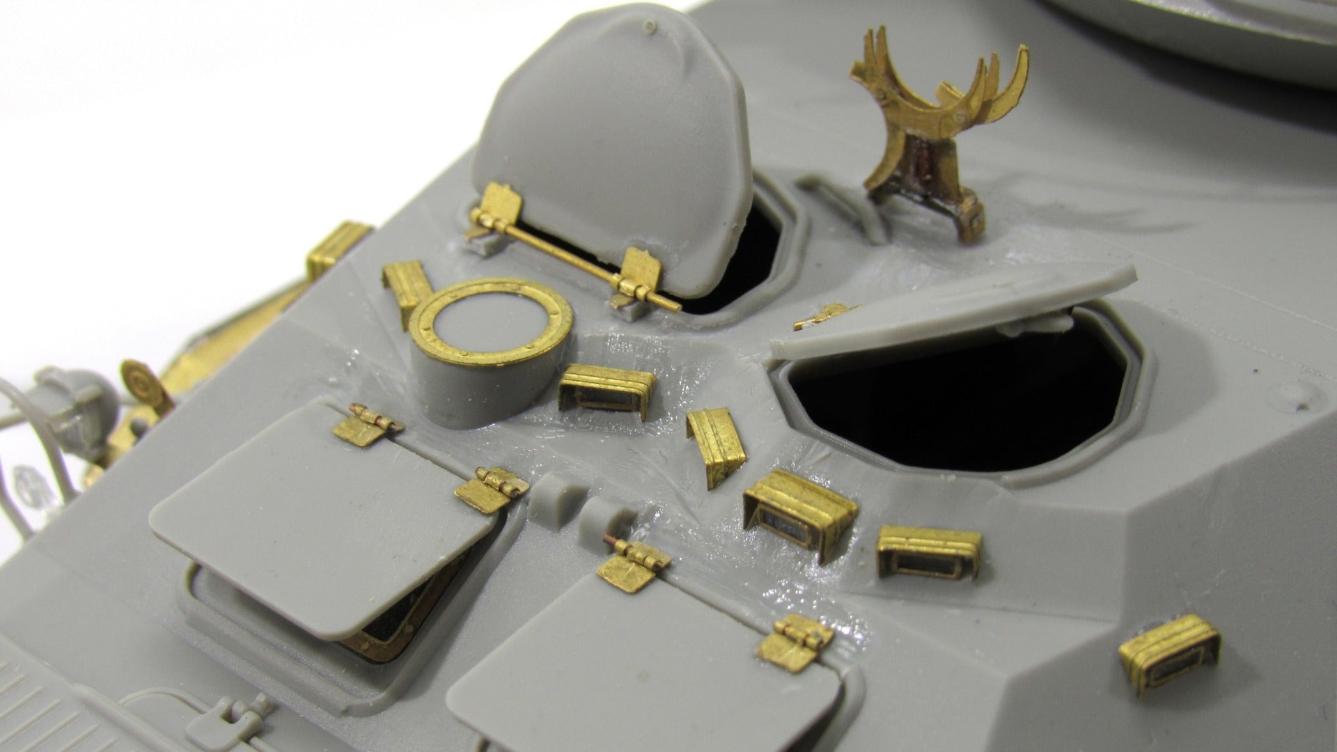 Photo - etched detail set for Russian tank 2S14 'Zhalo - S' (Trumpeter) - imodeller.store