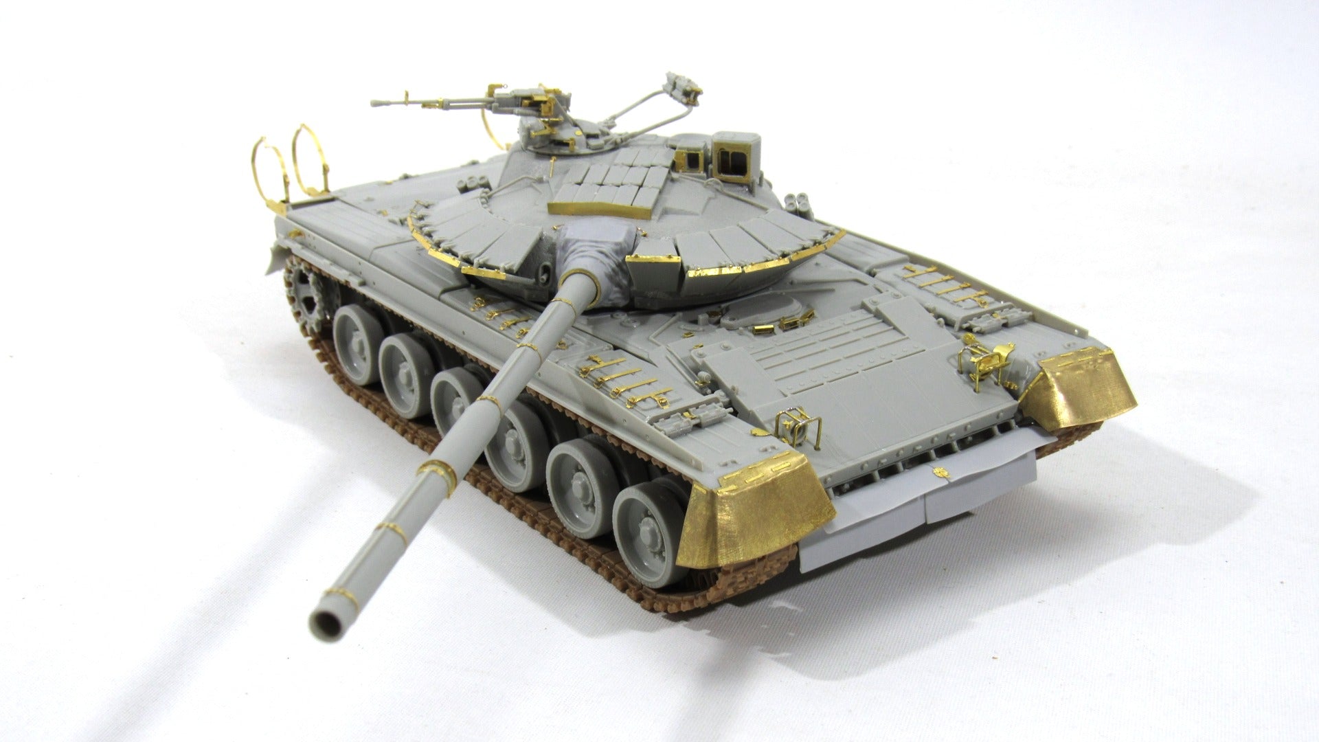 Photo - etched detail set for Russian Tank T - 80 BVM basic set (Trumpeter) - imodeller.store