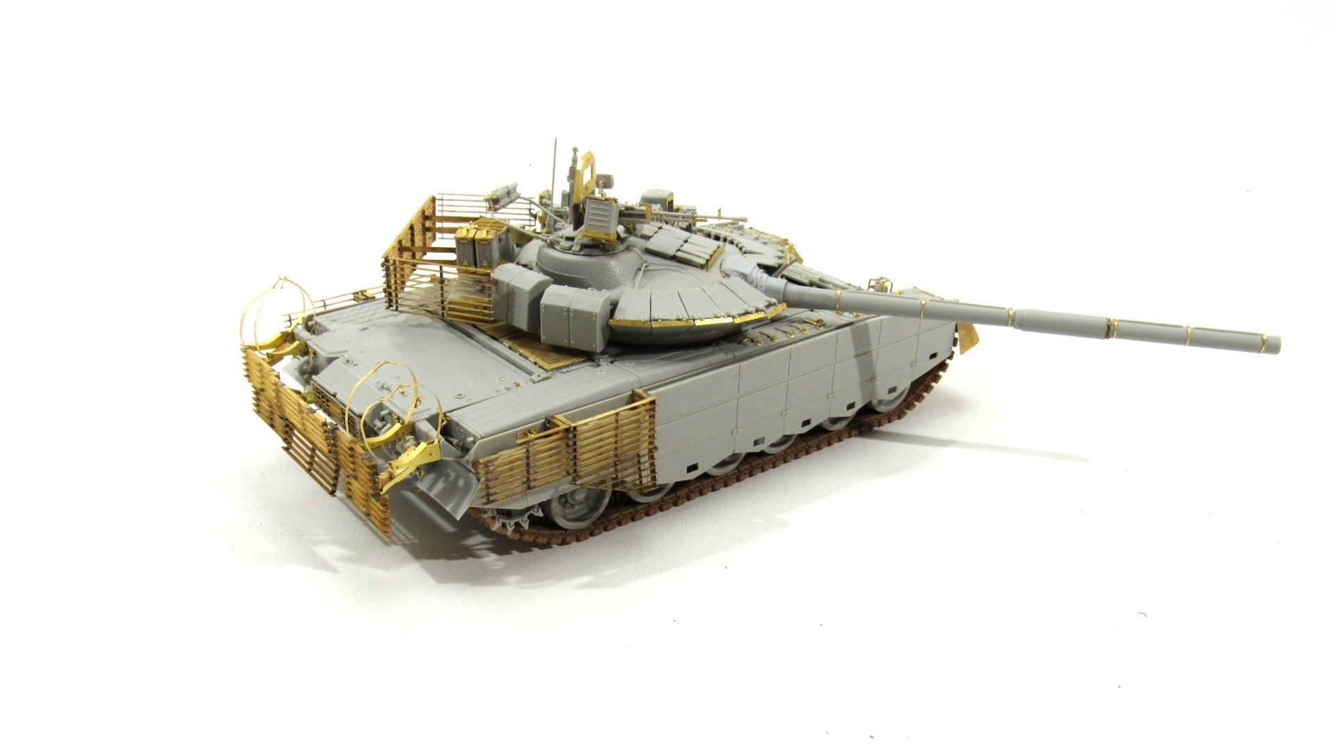 Photo - etched detail set for Russian Tank T - 80 BVM basic set (Trumpeter) - imodeller.store