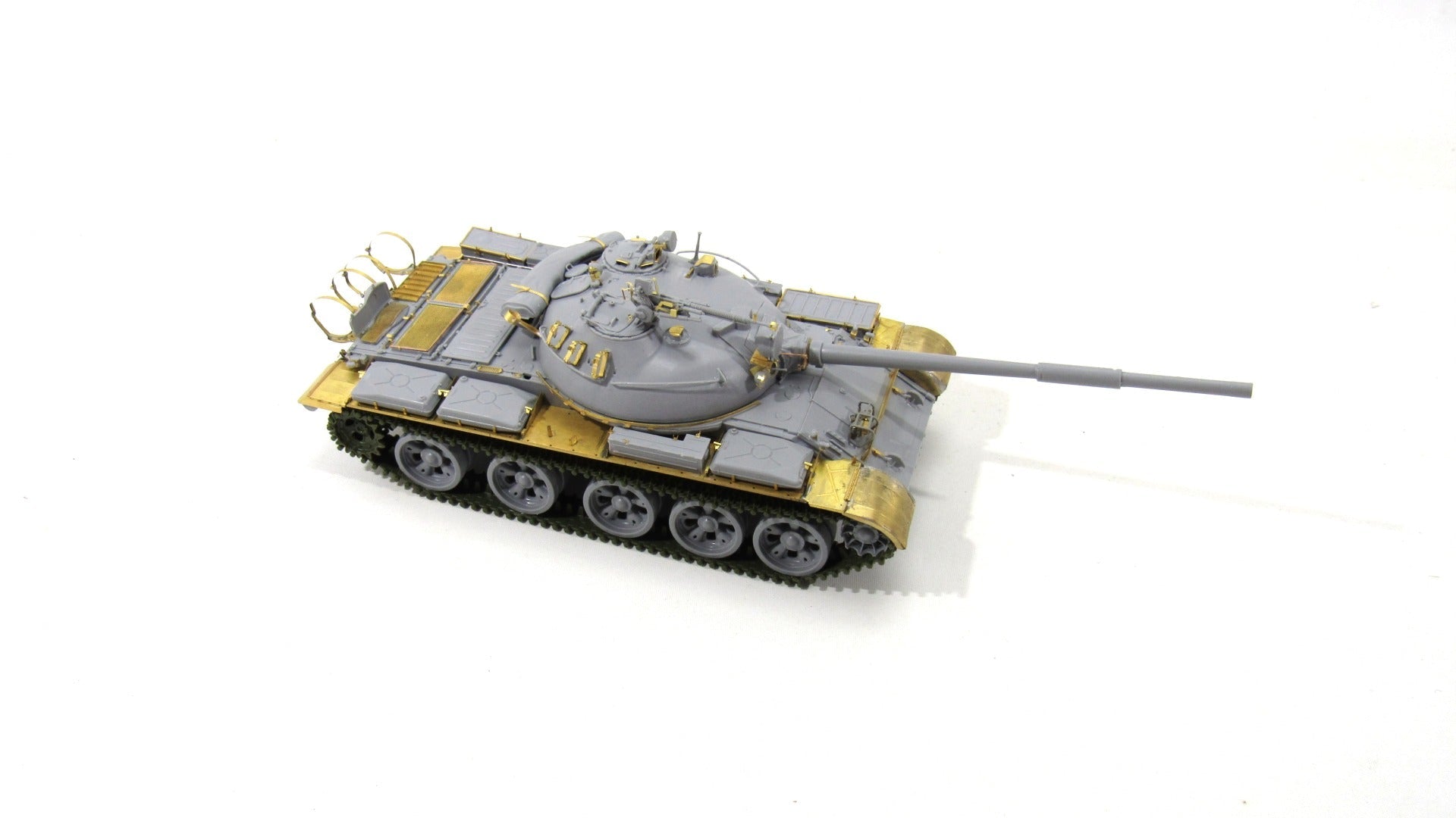 photo - etched detail set for Tank T - 62 model 1974 basic set (Zvezda) - imodeller.store