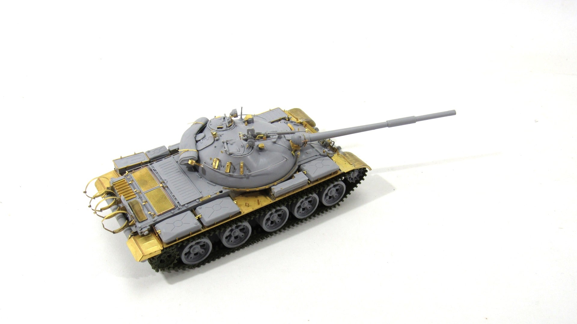 photo - etched detail set for Tank T - 62 model 1974 basic set (Zvezda) - imodeller.store