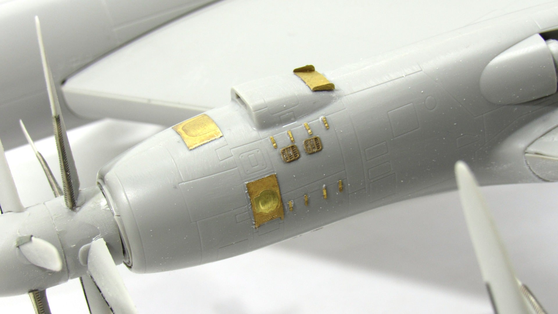 Photo - etched detail set for Tu - 95MS/Tu - 142MR exterior (Trumpeter) - imodeller.store