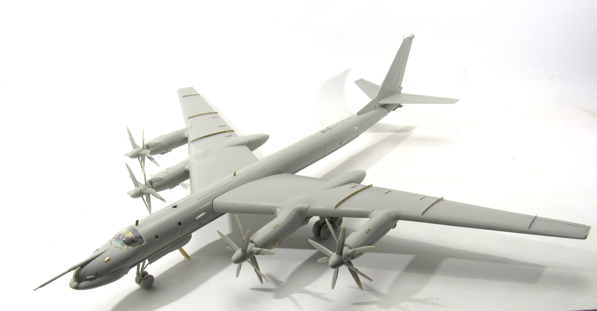 Photo - etched detail set for Tu - 95MS/Tu - 142MR exterior (Trumpeter) - imodeller.store