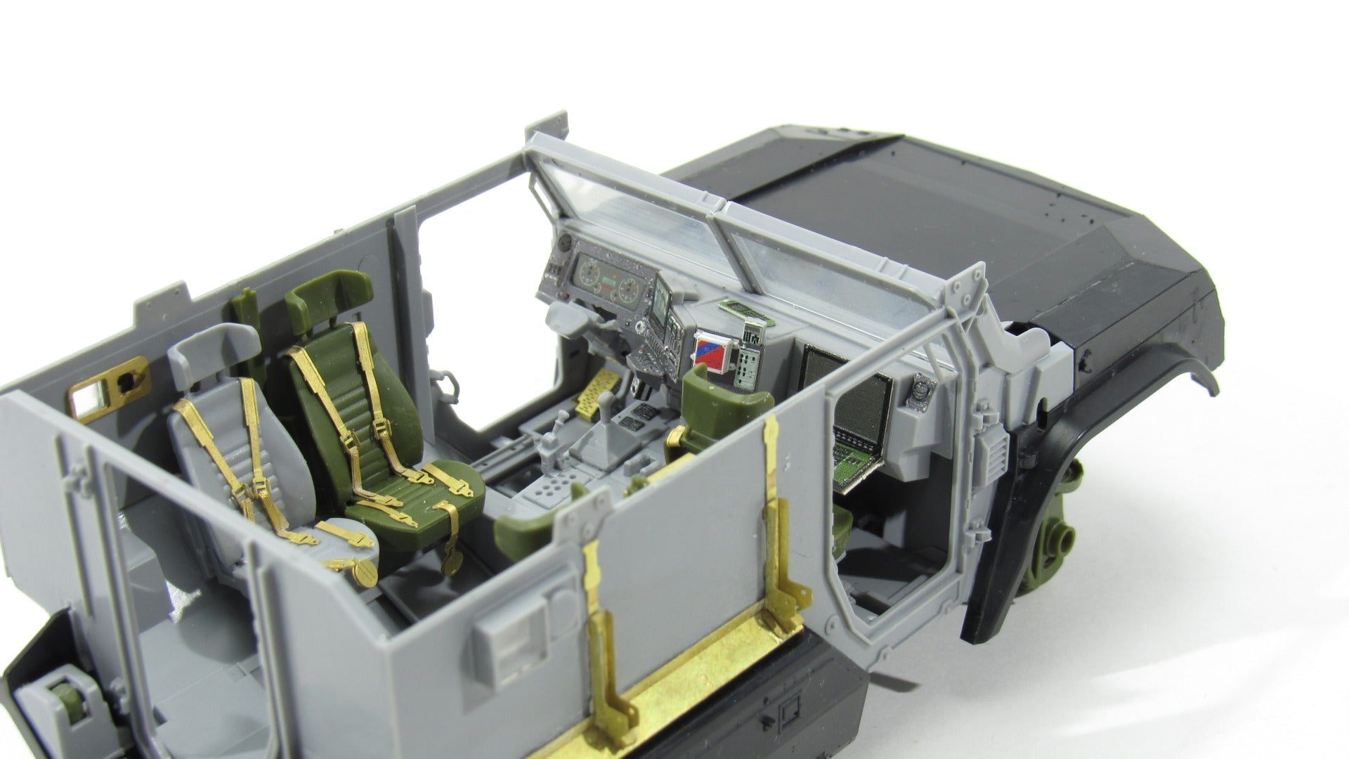 Photo - etched detail set of armored assault vehicle 'typhoon - VDV' interior (Zvezda) - imodeller.store