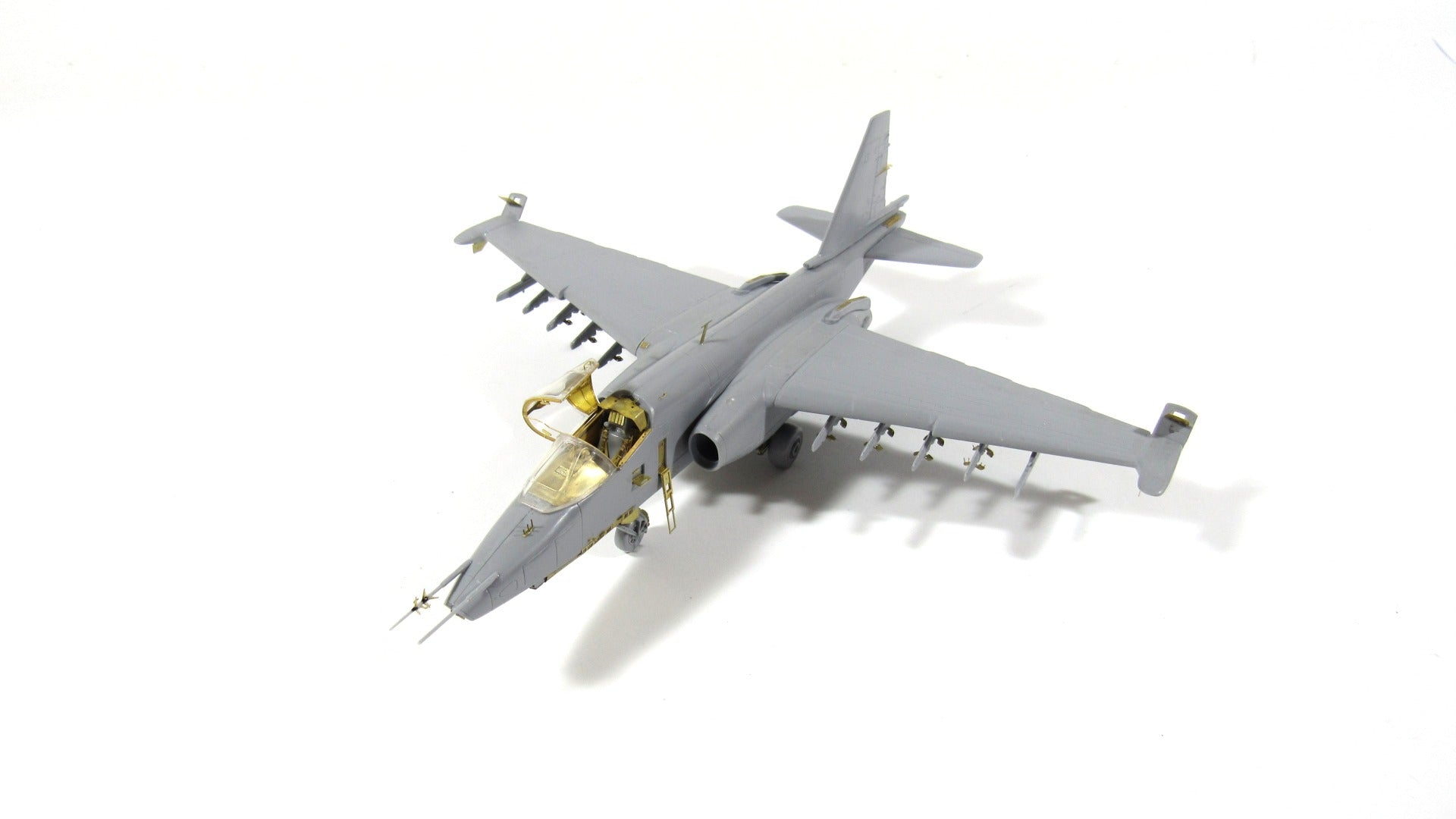 Photo - etched detail set of Russian fighter jet SU - 25 (Zvezda) - imodeller.store