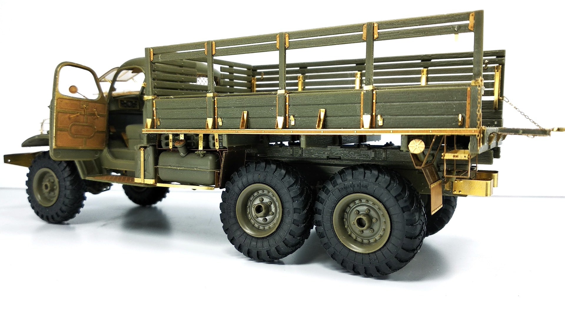 Photo - etched detail set of Russian Truck ZIL - 157 body (Trumpeter) - imodeller.store