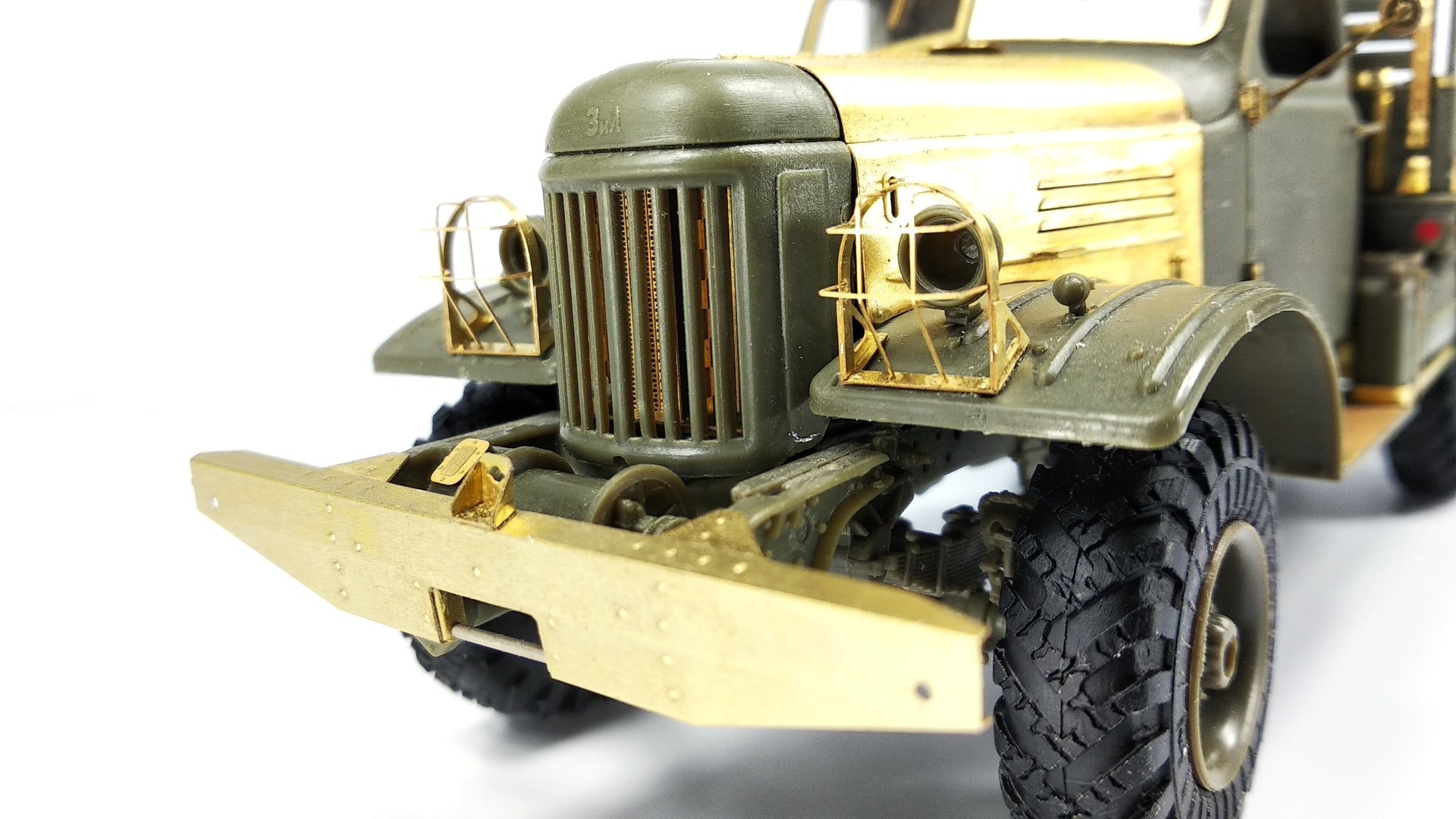 Photo - etched detail set of Russian truck ZIL - 157 cabin (Trumpeter) - imodeller.store