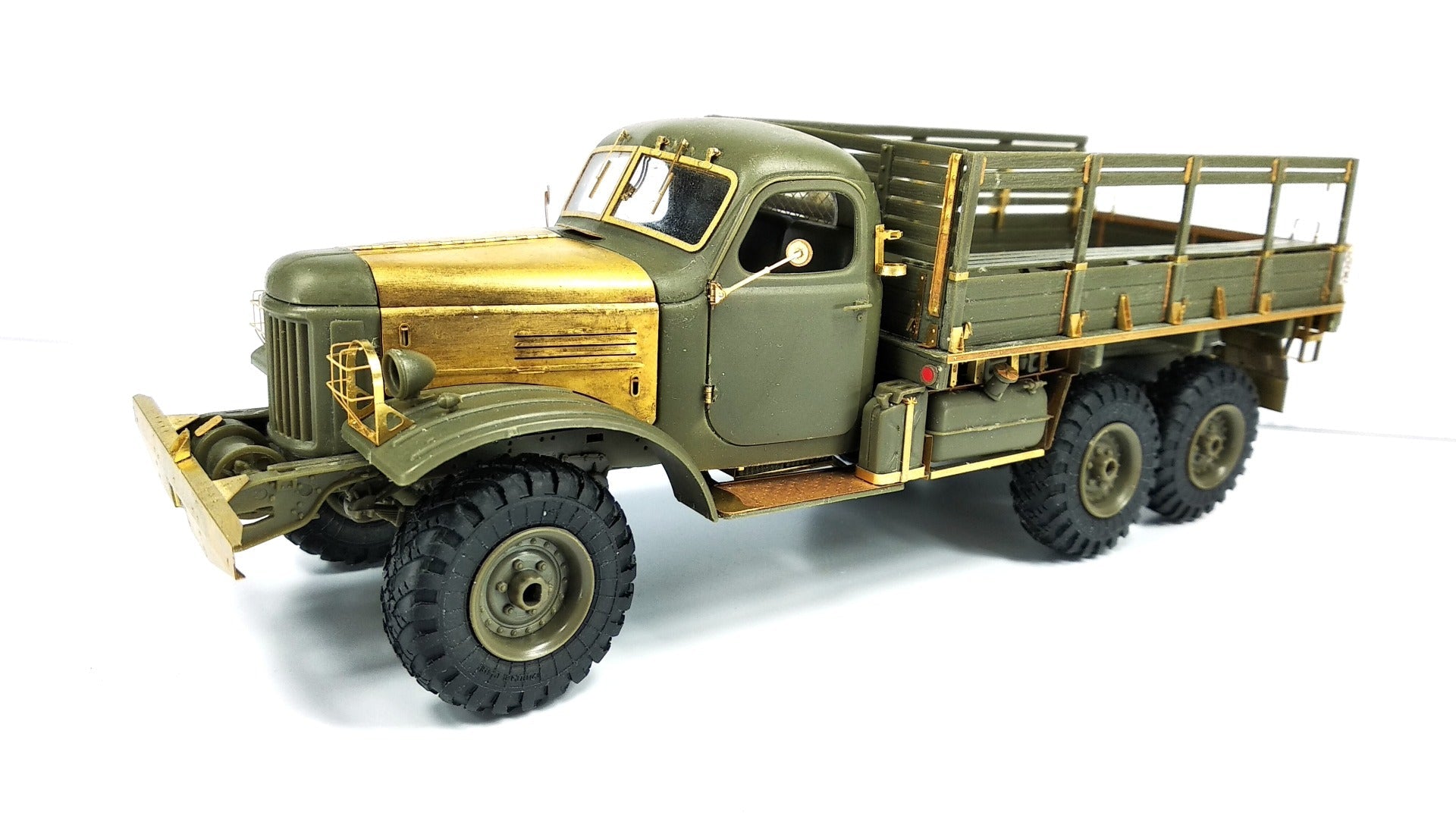 Photo - etched detail set of Russian truck ZIL - 157 cabin (Trumpeter) - imodeller.store