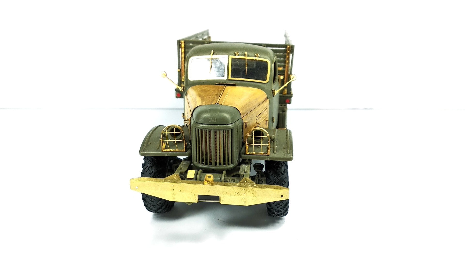 Photo - etched detail set of Russian truck ZIL - 157 cabin (Trumpeter) - imodeller.store