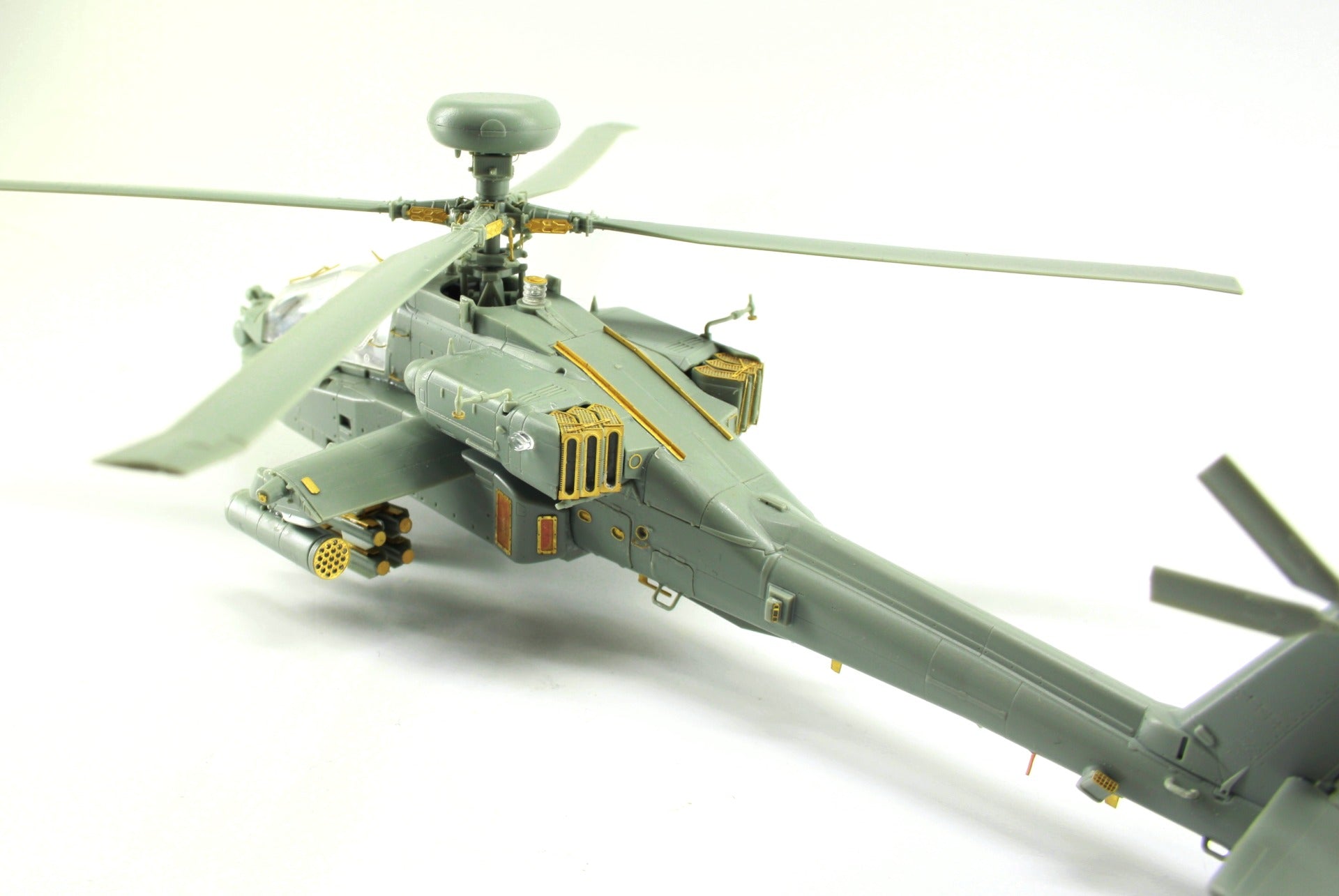 Photo - etched set for American AH - 64D Apache attack helicopter (Academy) - imodeller.store