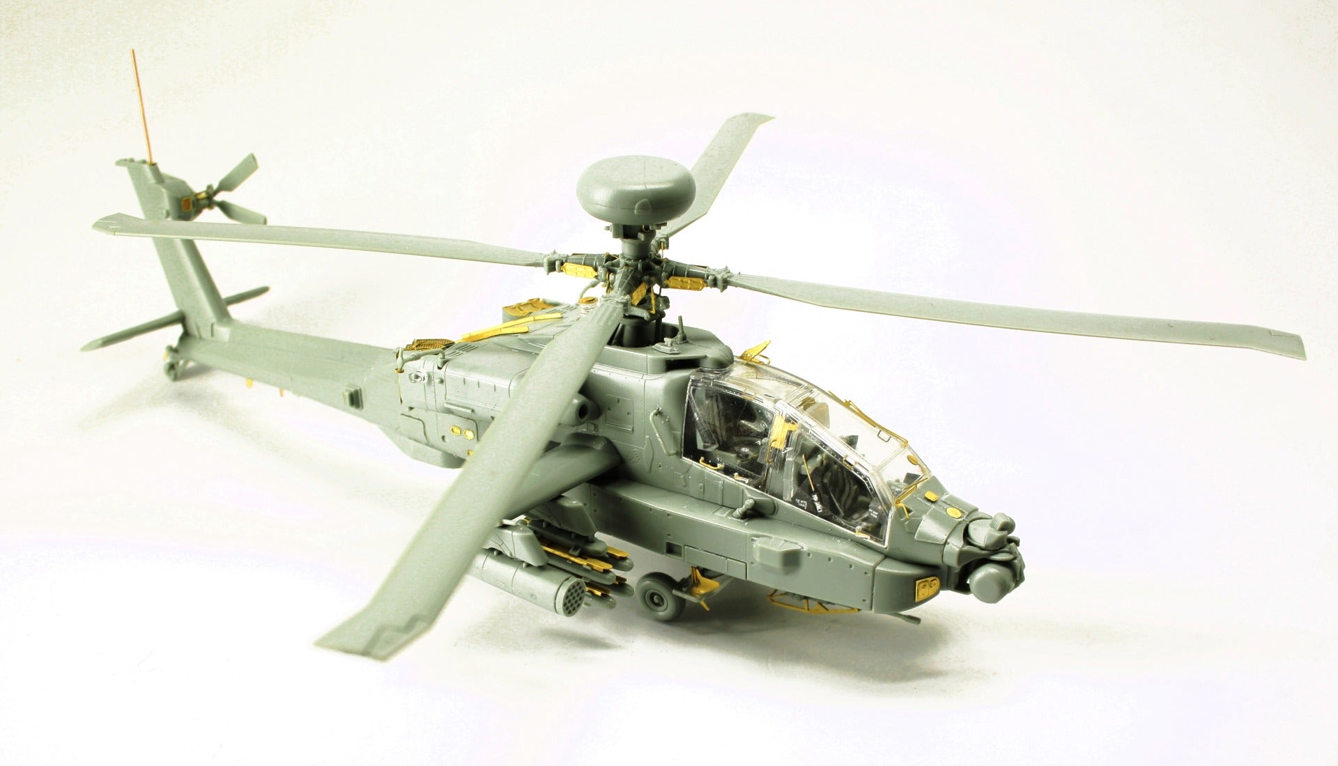 Photo - etched set for American AH - 64D Apache attack helicopter (Academy) - imodeller.store