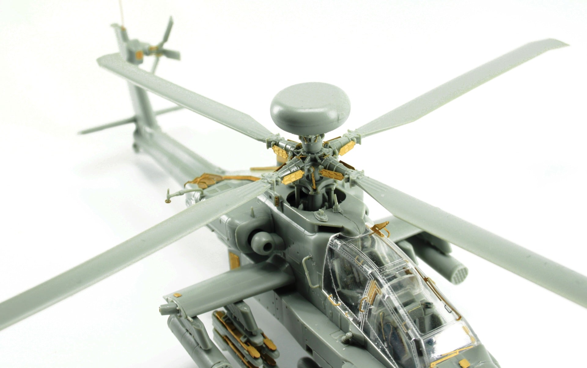 Photo - etched set for American AH - 64D Apache attack helicopter (Academy) - imodeller.store