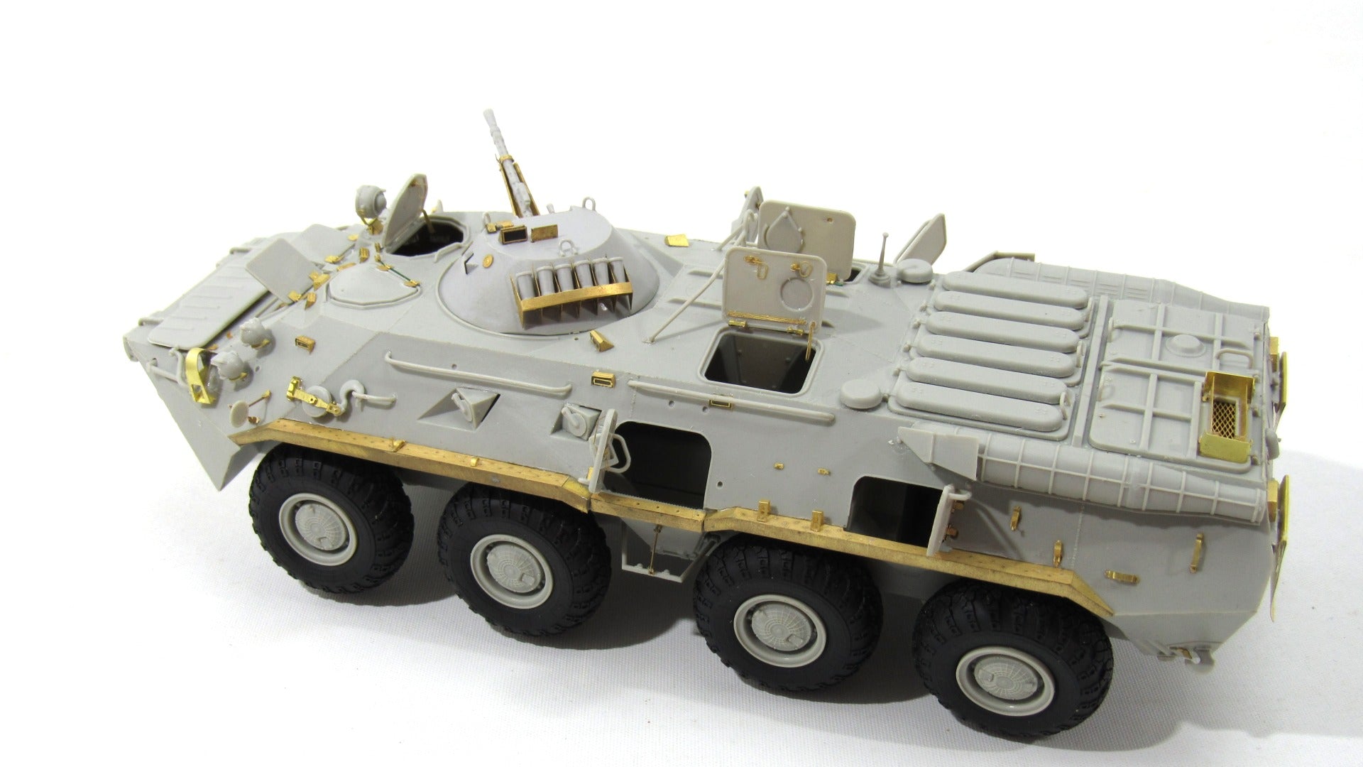 Photo - etched set for Russian armored vehicle BTR - 80 / BTR - 80A (Trumpeter) - imodeller.store