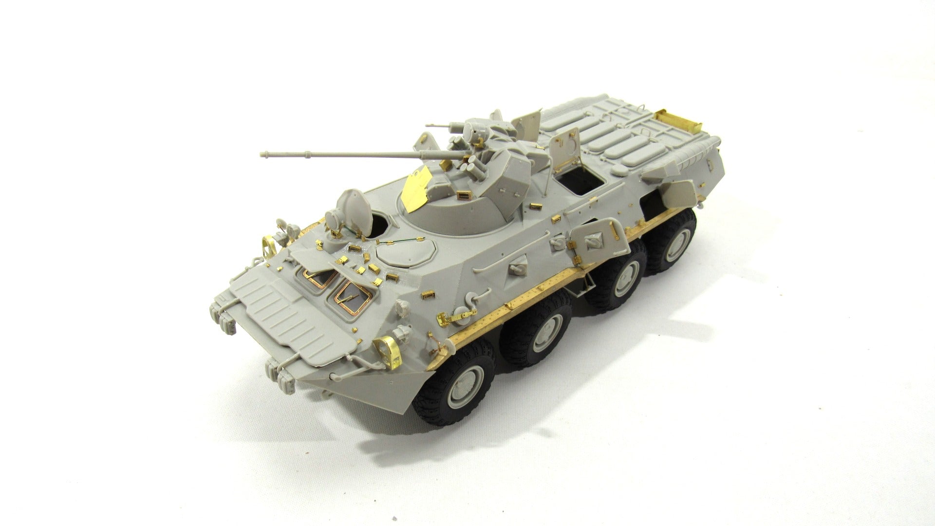 Photo - etched set for Russian armored vehicle BTR - 80 / BTR - 80A (Trumpeter) - imodeller.store