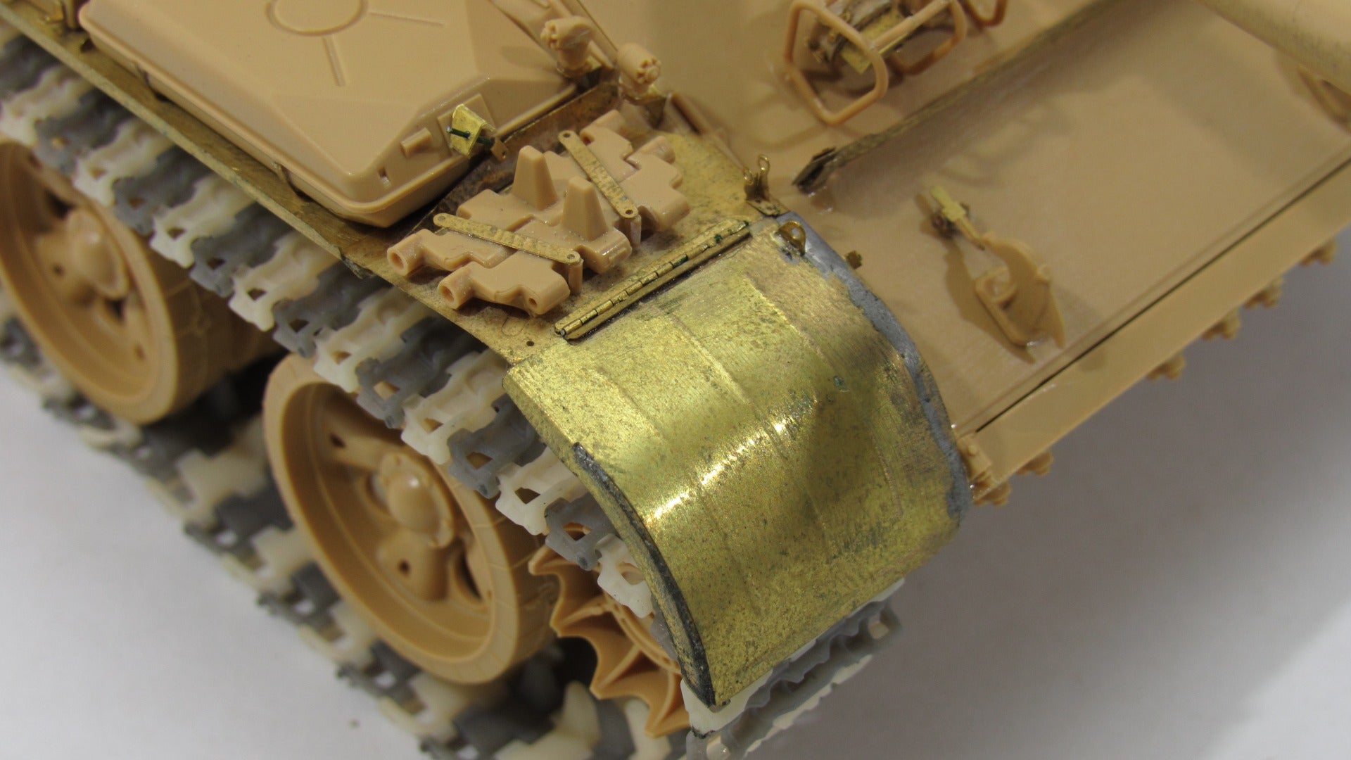 Photo - etched set for Russian Tank T - 55A Mud flaps and mudguards (RFM) - imodeller.store