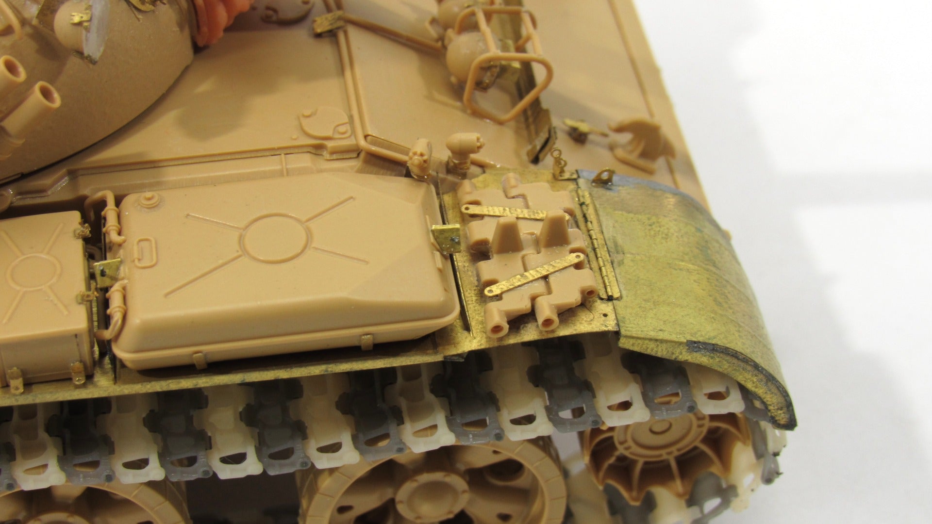 Photo - etched set for Russian Tank T - 55A Mud flaps and mudguards (RFM) - imodeller.store