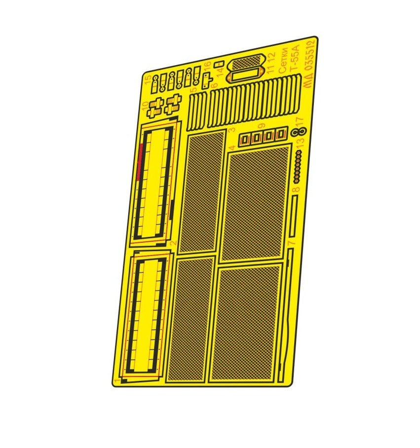 Photo - etched set for Tank T - 55A MTO Mesh (RFM) - imodeller.store